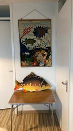 Kussen vis spiegelkarper 90 cm, Ophalen, Zo goed als nieuw, Wit