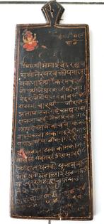 schrijfplank India manuscript 19de eeuw, Verzenden