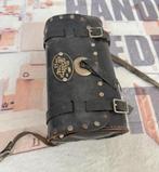 Harley Davidson 1997 Lederen tas koffer motors Anniversary, Ophalen of Verzenden, Zo goed als nieuw, H, H