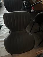 6 Eetkamerstoelen - Stijlvol en Comfortabel, Ophalen, Gebruikt, Leer, Grijs