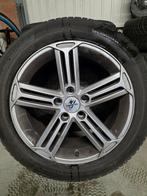 17 inch fondmetal velgen met winterbanden, Ophalen, Gebruikt