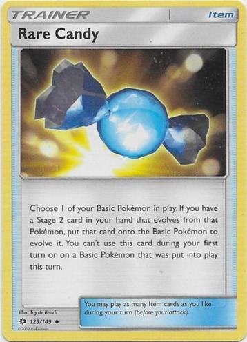 Sun & Moon,  Rare Candy [uncommon] 129/149 beschikbaar voor biedingen