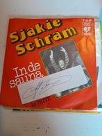 Sjakie  schram 7inch in de sauna, Ophalen of Verzenden, Zo goed als nieuw, Nederlandstalig