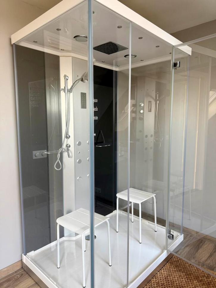 Maxaro stoomcabine SHA1410 – compleet, weinig gebruikt, Huis en Inrichting, Badkamer | Complete badkamers, Zo goed als nieuw, Met douche