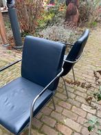 1x Gelderland Young International Zoom Fauteuil, Huis en Inrichting, Stoelen, Ophalen, Gebruikt, Blauw, Metaal