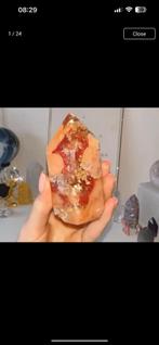 Pink Amethyst Tower w/lots of Druzzies rarecolor from Brazil, Ophalen of Verzenden, Mineraal