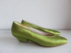Rainbow Club groene satijnen trouwschoenen maat 38 pumps, Schoenen, Ophalen of Verzenden, Zo goed als nieuw, Rainbow Club