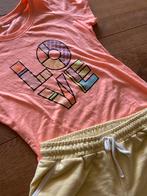 Zomer set meisje t-shirt LoVE en korte broek maat 158, Ophalen of Verzenden, Zo goed als nieuw, Meisje