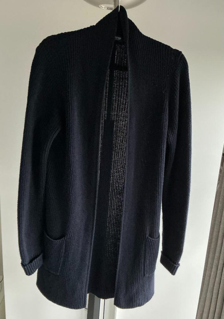 Donkerblauw vest, Bloomings Amsterdam, maat S, Kleding | Dames, Truien en Vesten, Gedragen, Maat 38/40 (M), Blauw, Ophalen of Verzenden