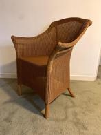 Lloyd Loom stoel met armleuningen, Huis en Inrichting, Stoelen, Ophalen, Zo goed als nieuw, Bruin, Eén