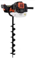 Benzine grondboor schroefboor + 3 grondboren GRATIS BEZORGD!, Tuin en Terras, Verzenden, Nieuw, Grondboor