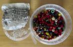Kraaltjes, kralen om ketting te maken; gekleurd, doorzichtig, Hobby en Vrije tijd, Ophalen of Verzenden, Zo goed als nieuw, Kraal