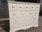 Wit grenen ladekast  commode 13 lades, Ophalen, RoDeKo Volendam, R.kooij65@gmail.com, Gebruikt