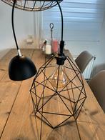 Hanglamp industrieel zwart, Huis en Inrichting, Lampen | Hanglampen, Ophalen of Verzenden, Zo goed als nieuw, Minder dan 50 cm