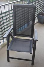 Tuinstoel, 1 stuk, Tuin en Terras, Ophalen, Gebruikt, Aluminium, Verstelbaar