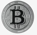 Zilveren Bitcoin Munt 1oz, Postzegels en Munten, Munten | Nederland, Ophalen of Verzenden, Vóór koninkrijk, Overige waardes, Zilver