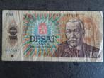Tsjecho-Slowakije 10 Korun 1986, Postzegels en Munten, Bankbiljetten | Europa | Niet-Eurobiljetten, Los biljet, Ophalen of Verzenden