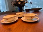 3 Goudse Plateel 't Hert Theekopjes - Nieuw!, Nieuw, Ophalen of Verzenden, Overige stijlen, Kop(pen) en/of Schotel(s)