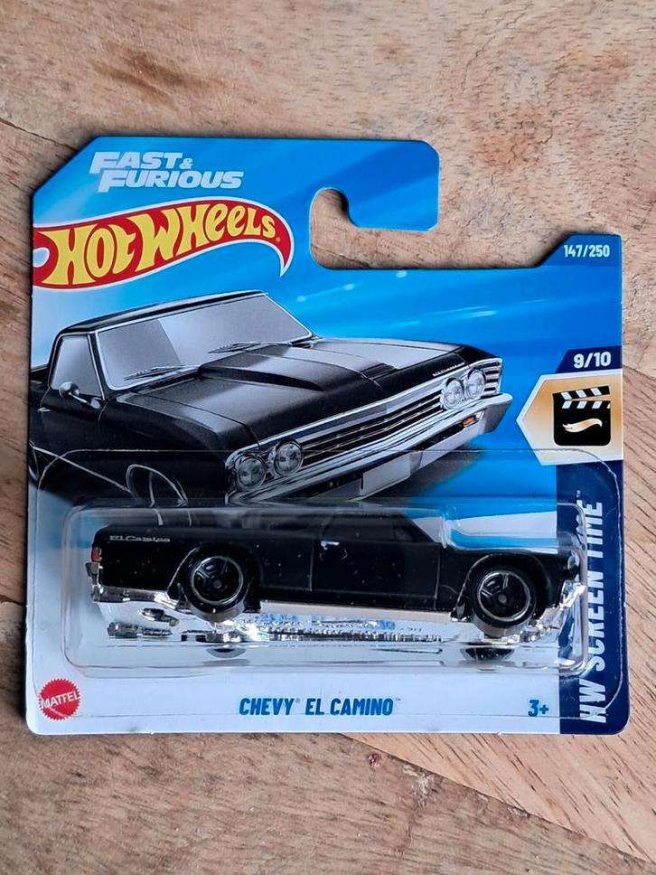 Hot Wheels Chevy El Camino Fast and Furious nieuw in verpakk, Hobby en Vrije tijd, Modelauto's | Overige schalen, Nieuw, Auto