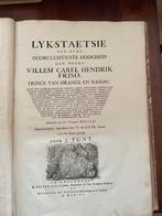 Lyk-staetsie Willem Carel Hendrik, 1755, Gesigneerd, Antiek en Kunst, Ophalen of Verzenden