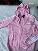 Adidas vest met capuchon, Kinderen en Baby's, Kinderkleding | Maat 140, Ophalen of Verzenden, Zo goed als nieuw, Meisje, Trui of Vest