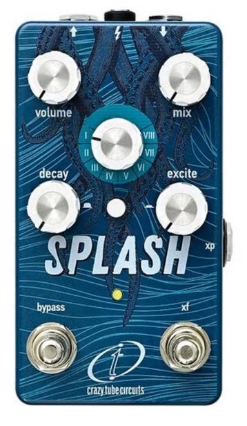  Crazy Tube Circuits Splash VIII reverb pedaal  beschikbaar voor biedingen
