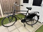 BSP transportfiets heren zwart groot verstevigd stationfiets, 65 cm of meer, Ophalen, Gebruikt, Overige merken