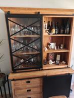 Industriele glazen kast, Huis en Inrichting, Ophalen, Zo goed als nieuw, 200 cm of meer