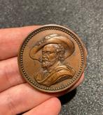 Medaille Brons 1840 Rubens Standbeeld Antwerpen, Postzegels en Munten, Penningen en Medailles, Ophalen of Verzenden, Brons, Buitenland
