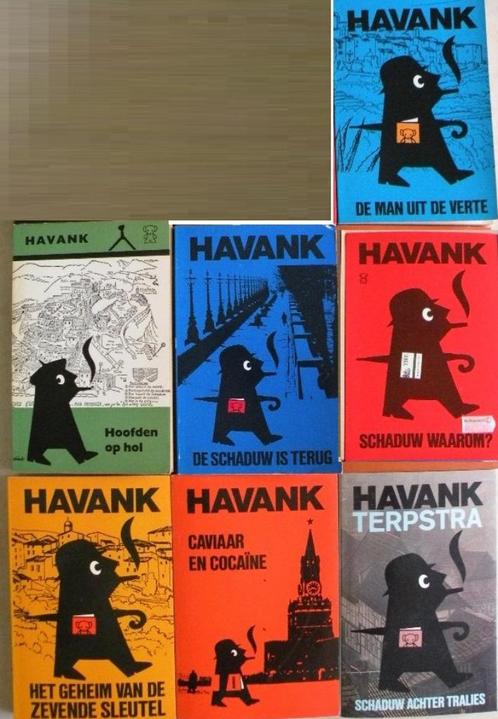 Havank. 8 Boeken., Boeken, Detectives, Gelezen, Ophalen of Verzenden