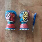 Clemens Briels. 2 fraaie flessendoppen., Antiek en Kunst, Ophalen of Verzenden