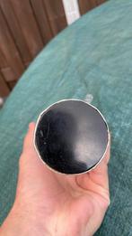 Antieke Glazen Beker met Zilveren Voet - 835 Zilver, Antiek en Kunst, Ophalen