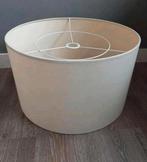 Grote hanglamp / lampenkap Ø 50 cm wit/crème/offwhite, Ophalen, Landelijk rustiek, Zo goed als nieuw, Stof