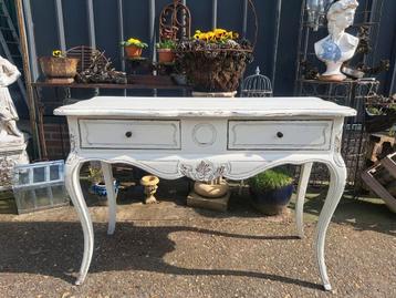 Geleefde landelijk sidetable, wandtafel, console  beschikbaar voor biedingen