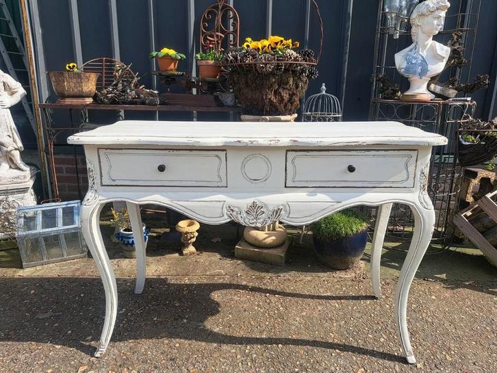Geleefde landelijk sidetable, wandtafel, console, Antiek en Kunst, Antiek | Meubels | Tafels, Ophalen
