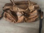 Leren grote tas cognac, Sieraden, Tassen en Uiterlijk, Tassen | Damestassen, Ophalen of Verzenden, Bruin