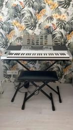 Keyboard met alle toebehoren, Muziek en Instrumenten, Ophalen of Verzenden, Zo goed als nieuw, 61 toetsen