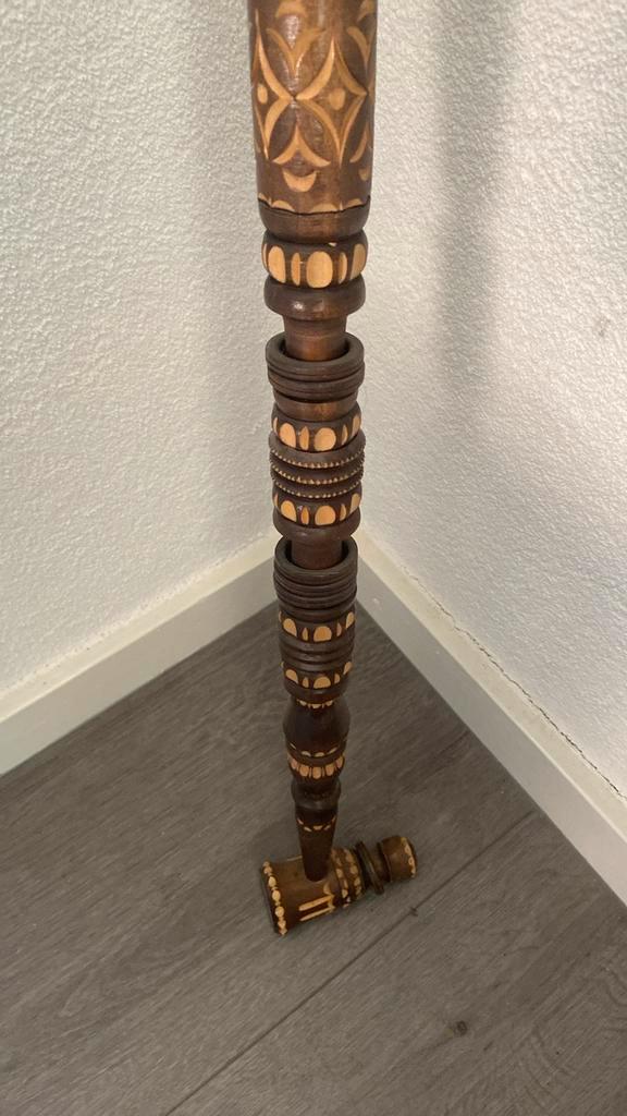 Houten decoratieve staander, Antiek en Kunst, Antiek | Overige Antiek, Ophalen of Verzenden