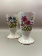 Bekers met afbeeldingen van wilde bloemen - set van 2, Gebruikt, -, -, Ophalen of Verzenden