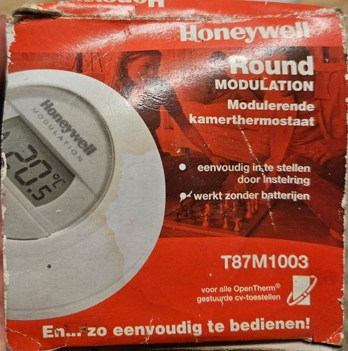 Honeywell Round Modulation Thermostaat (T87M1003), Doe-het-zelf en Verbouw, Thermostaten, Gebruikt, Slimme thermostaat, Ophalen of Verzenden