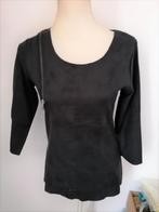 SUPER MOOIE zwarte suedelook top van AMBIKA mt. S, Kleding | Dames, Tops, Zwart, Nieuw, Ophalen of Verzenden, Lange mouw