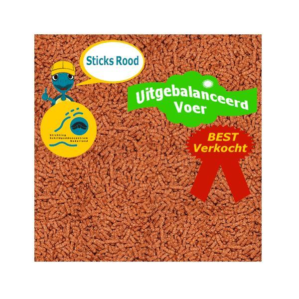 Sticks Rood voor Waterschildpadden (Uitgebalanceerd Voer), Dieren en Toebehoren, Reptielen en Amfibieën | Toebehoren, Nieuw, Overige typen