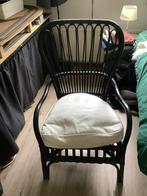 Rotan stoel, Huis en Inrichting, Stoelen, Ophalen, Zwart, Riet of Rotan, Eén