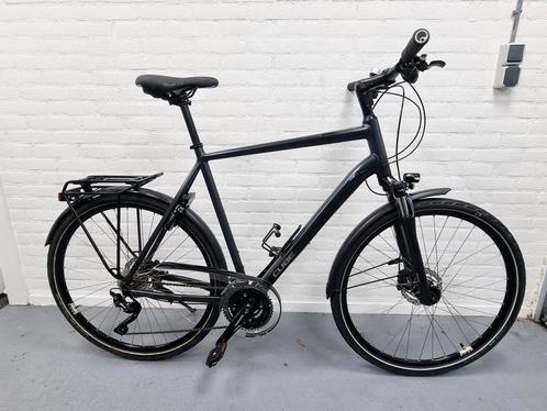 Cube Touring Disc 62 cm 3x10 Deore hybride herenfiets rijkla, Fietsen en Brommers, Fietsen | Cruisers en Lowriders, Gebruikt, Aluminium