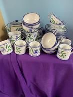 Italiaans Keramiek Theeservies - Compleet, Huis en Inrichting, Keuken | Servies, Ophalen, Gebruikt, Keramiek, Overige stijlen
