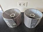 2 Nieuwe Lampenkappen Lichtgrijs - Home Sweet Home Bling, Nieuw, Ophalen of Verzenden, Minder dan 25 cm, Modern