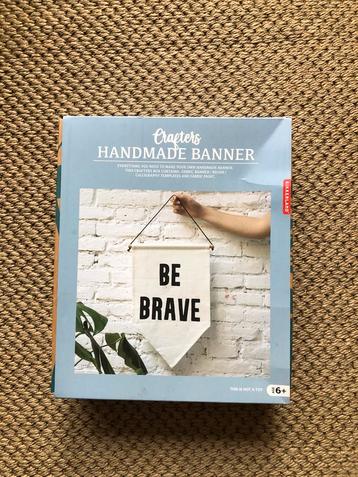 NIEUW crafters handmade banner (Kind creatief) beschikbaar voor biedingen
