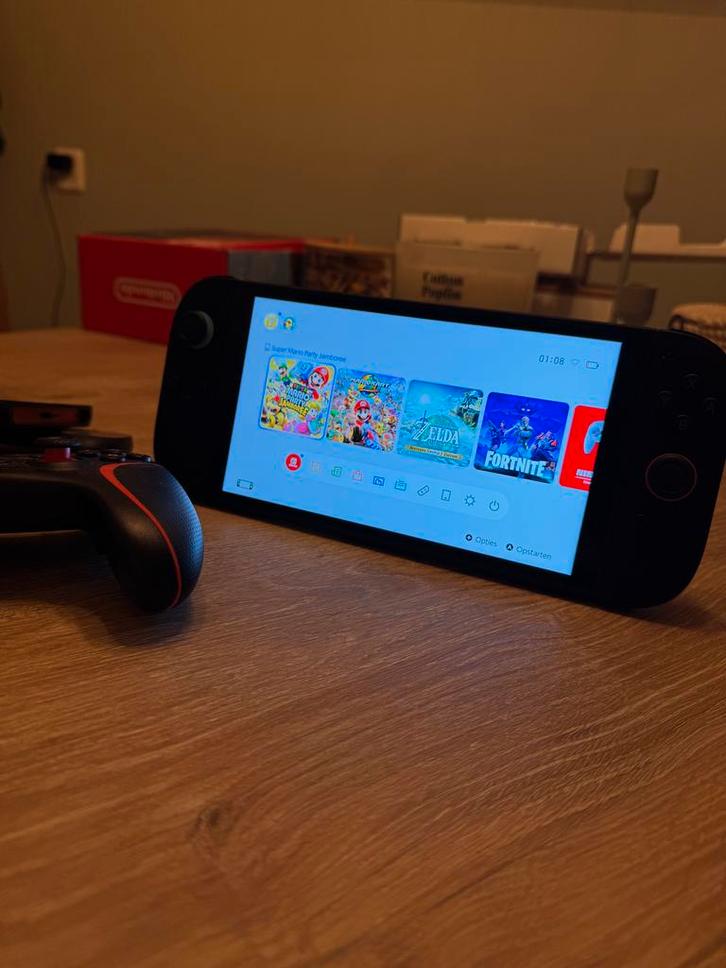 Nintendo Switch 2 + 6 Games, Spelcomputers en Games, Games | Nintendo Switch, Gebruikt, Avontuur en Actie, 1 speler, Vanaf 7 jaar