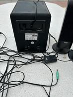 Hercules boxen met subwoofer 2x2,5 watt., Computers en Software, Pc speakers, Ophalen, Zo goed als nieuw