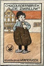 sluitzegel chocoladefabriek De Zwaluw Wormerveer litho, Verzamelen, Ophalen of Verzenden, Gebruikt, Overige typen